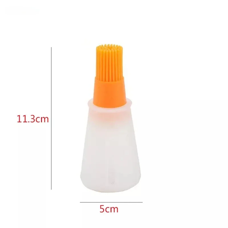 Kitchen Gadgets Barbecue Oil Brush Silicone BBQ Honey Oil Bottle With Brush Convenient Basting Cooking Tools Kitchen Accessories