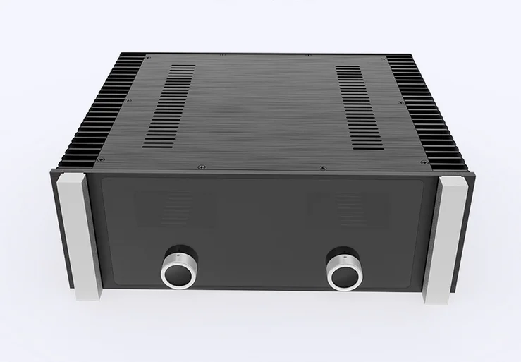 

Новый полностью алюминиевый корпус усилителя HIFI DIY класса A с двойным измерителем VU. Можно установить схему McIntosh.