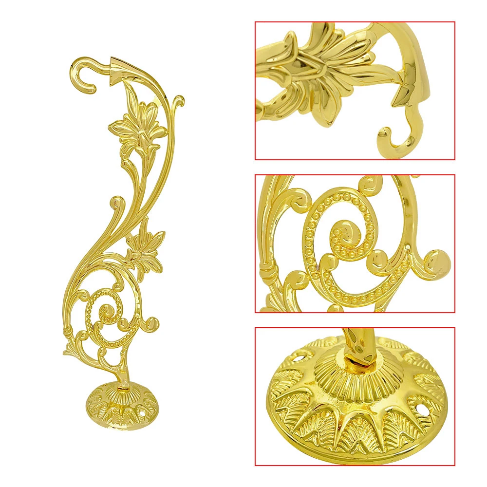 High Quality Holy Grail Orthodox Church Supplies Silver Gold Carved Relief Church Wall Hook Incense Burner Hook Suit