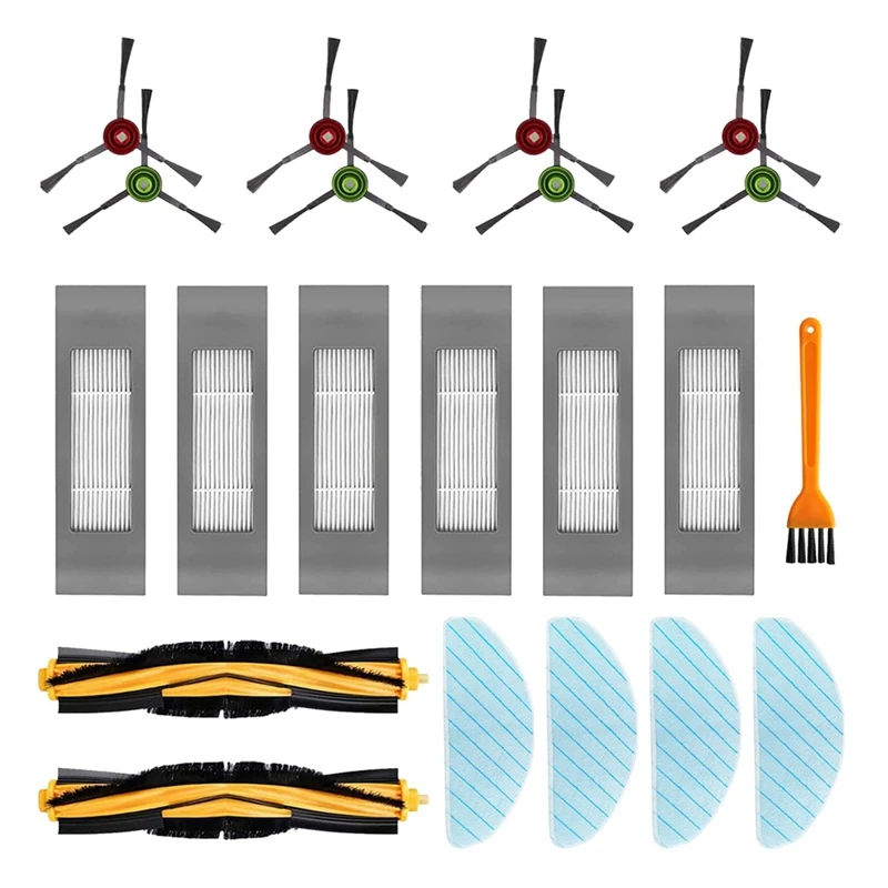 Robot Vacuum Cleaner Accessories Replacement Main Brush Side Brush HEPA Filter For Ecovacs N8 N8pro T8 T8 AIVI T9