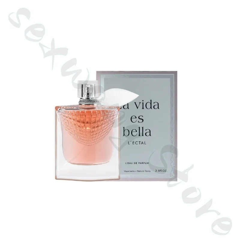 Linda vida feminina rosa fragrância fragrância de longa duração doce fresco elegante natural não-perfeito perfume 75ml