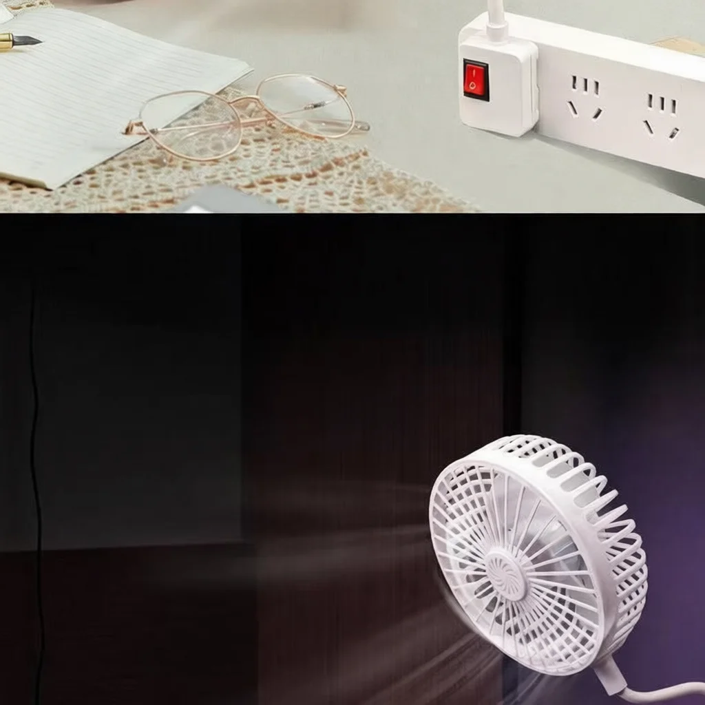 Mini USB Fan Flexible Hose Desktop Fan Quiet Cooling Air Circulator For Home Bedroom Kitchen Dorm Desktop Equipment