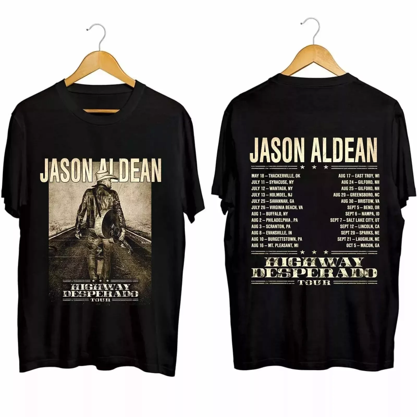 Jason Aldean Tour 2024 t-shirt uomo donna per fan S-5XL