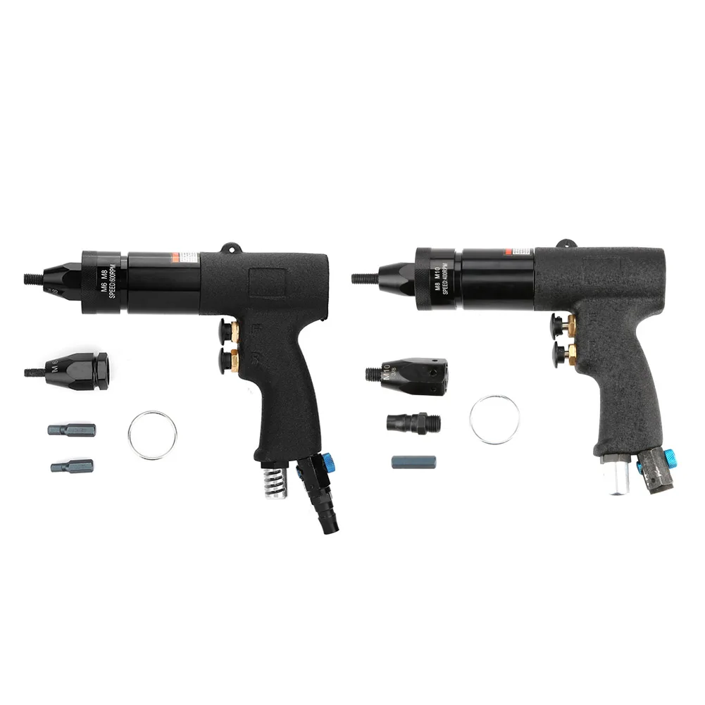 

Pneumatic Riveting Gun Air Rivet Gun Automatic Air Riveter Nut Gun Tools Metal Plate Pipe Riveting Tools Self-Locking Design