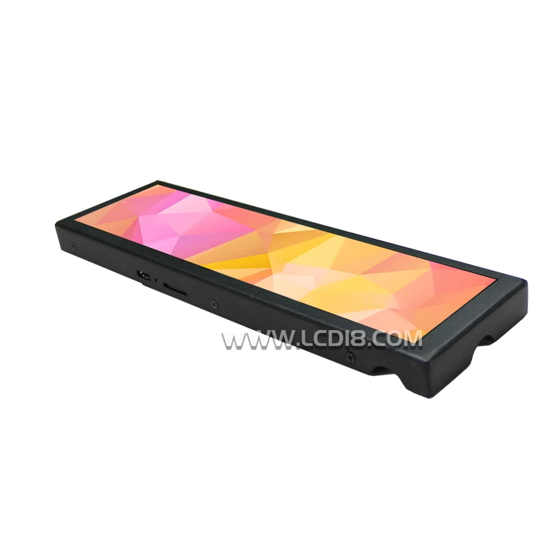 

8.8inch bar Lcd Display Ultra Wide bar Advertising Screen Stretched with Android System