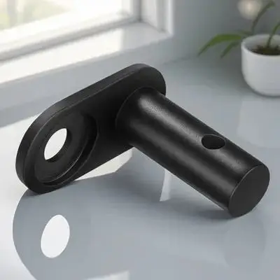 Baby Stroller Trailer Coupler Black Bike Trailer Hitch Connector Heavy Duty Cycling Adapter for Child Trailers