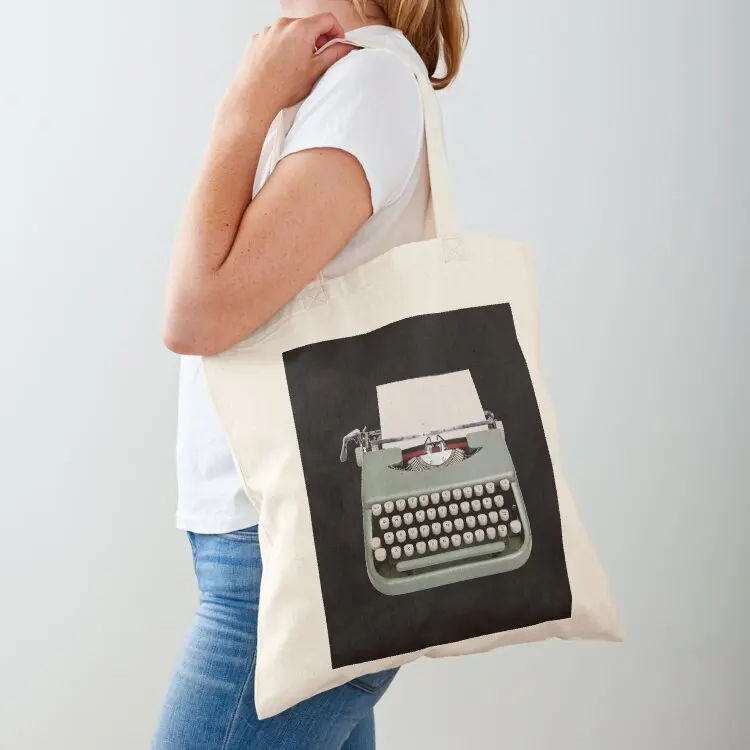 

Vintage Typewriter Tote Bag Canvas stote bag custom bags tote bags men tote bag woman