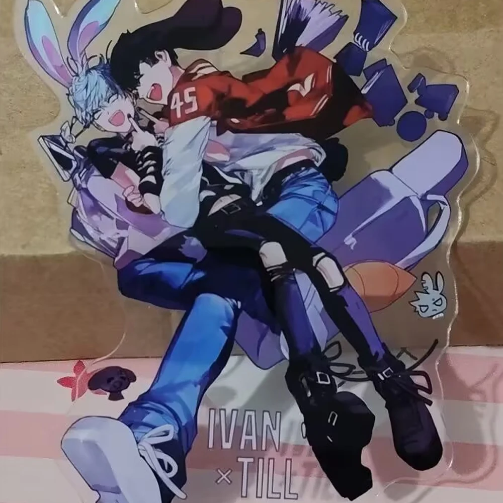 Anime Alien Stage Ivan Till Mizi Sua Cosplay Acrylic Stand Figure 10cm Standing Plate Desk Decoration Collection Accessories