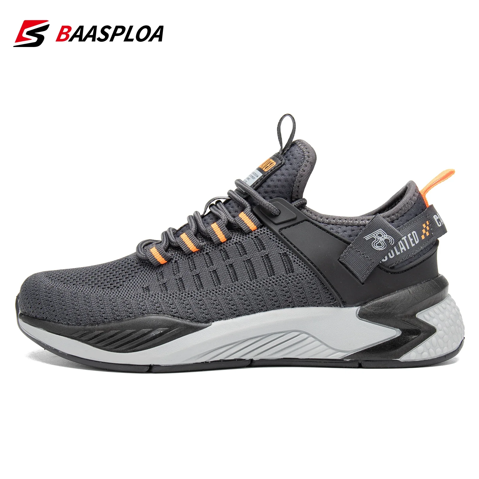 Baasploa Lightweight Running Shoes For Men Casual Men's Designer Mesh Sneakers Lace-Up Male Outdoor Sports Tennis Shoe - Image 4