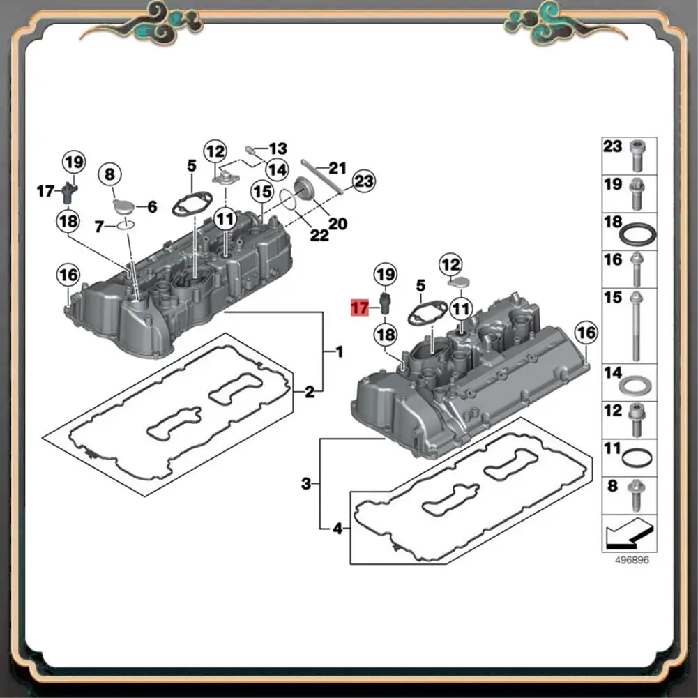 

M45K-2PCS Camshaft Position Sensor CPS For -BMW 325I 325Xi X5 X3 335I 328I 535I 750I N52 N54 N62 13627525014 13627546660