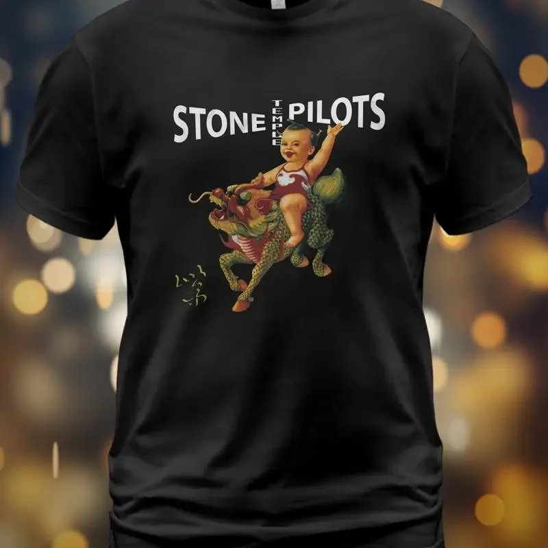Camiseta de algodón, álbum de pilotos del templo de piedra púrpura, Dean DeLeo Robert