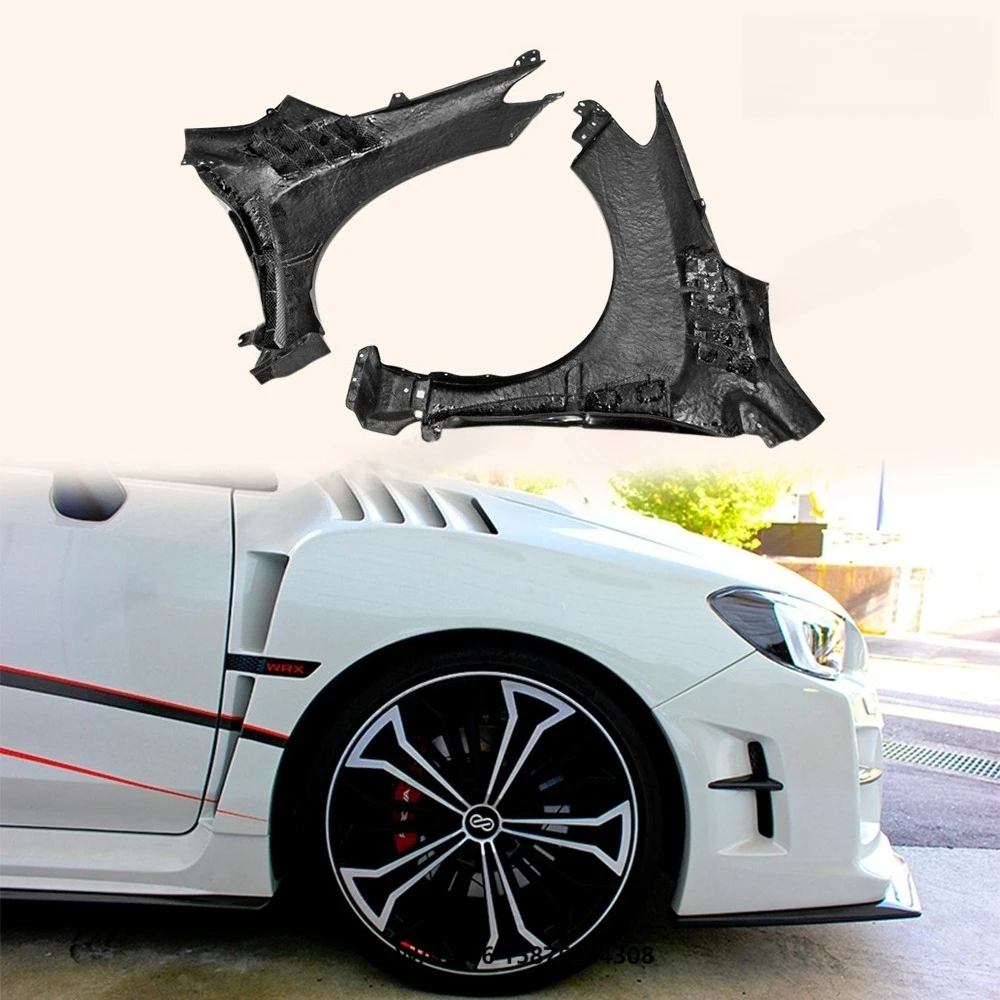 ل ألياف الكربون 14-18 امبريزا WRX VAB VAF VRS Arising II الجبهة الحاجز 2 قطعة #1