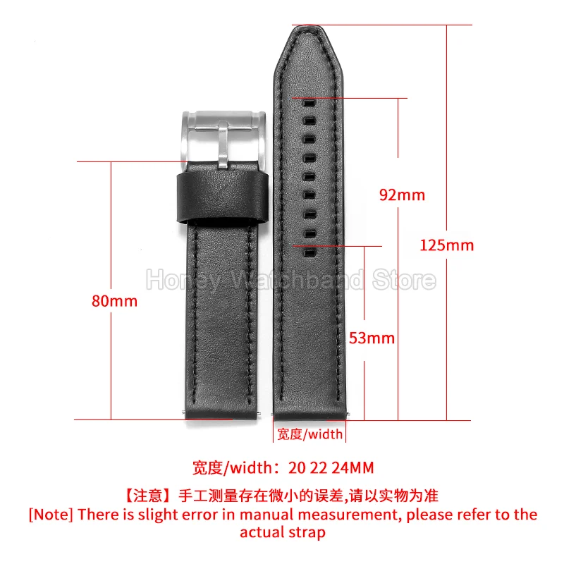 For Fossil FS4682 JR1354 JR1504 JR1401 ME3052 ME3054 Genuine Leather Watch Strap 20 22mm Breathable Comfortable Natural Texture