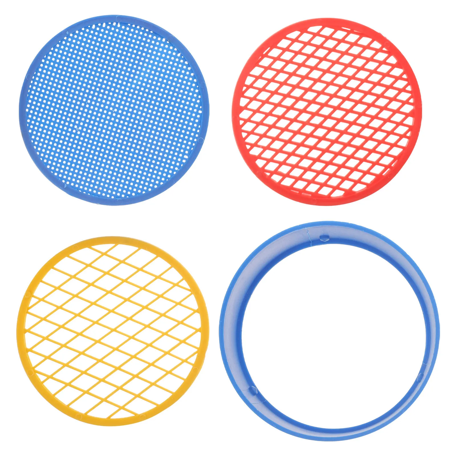 Garden Soil Sifter Plastic Mesh Sieve Portable Lightweight Easy Clean Sifting Tool for Bonsai Potting Soil Rock Removal