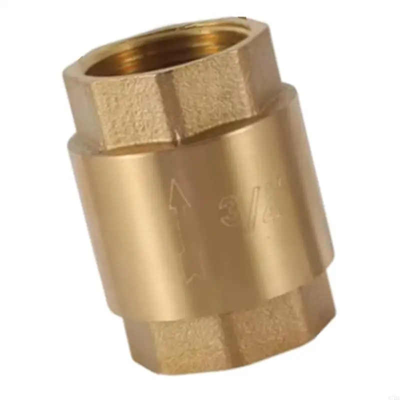 M7DA Brass Female Thread Inline Spring Check Valves Replacement Single Way Connector Water Non Return Valves DN20/DN15