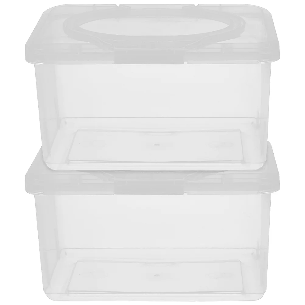 

Портативный пыленепроницаемый органайзер для хранения тканей с крышкой, 1/2 шт.