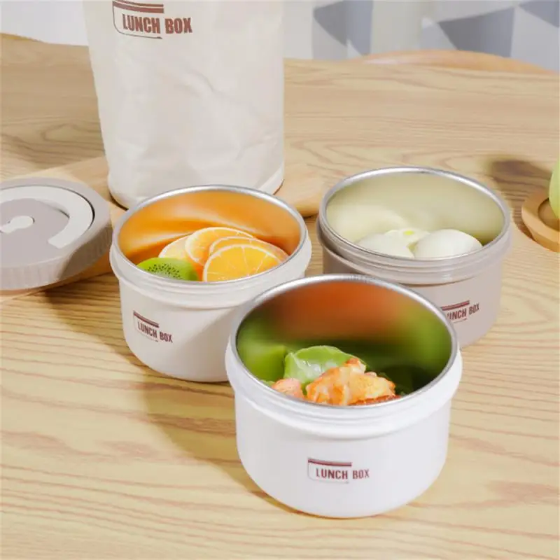 Lunch Box Portable Insulated Lunch Container Set Stackable Bento Stainless Steel Lunch Container