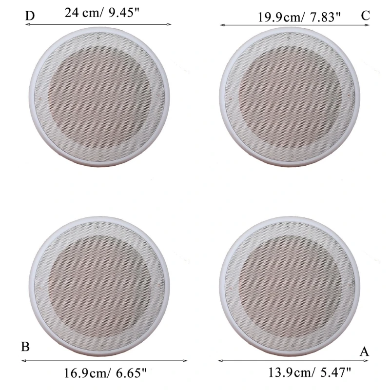 Samochód Subwoofer Grill Koło Osłona Głośnik Sufitowy Grill Siatka Pokrywa DIY Akcesoria Część Obudowa Siatka Pokrywa Ochronna