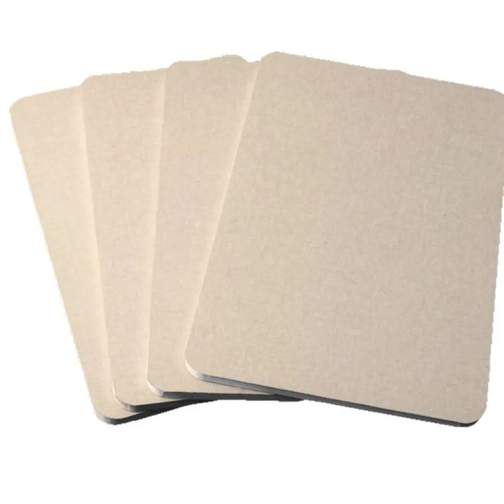 Handmade Cloisonne Enamel Board Waterproof Linen Fabric Painting Canvas Panel For DIY Crafting Art Supplies Decorative Base