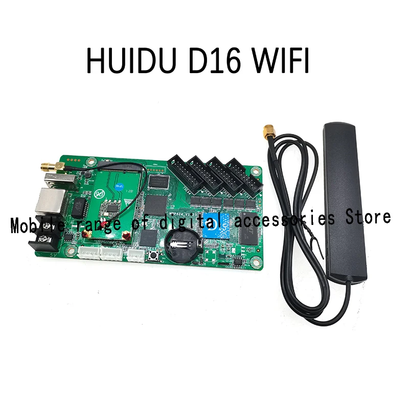 

HUIDU D16/ D16 WIFI/D16 4G/ RGB full colorstrip video LED screen controller Replace old version D10 Asynchronous card 4xHUB75E