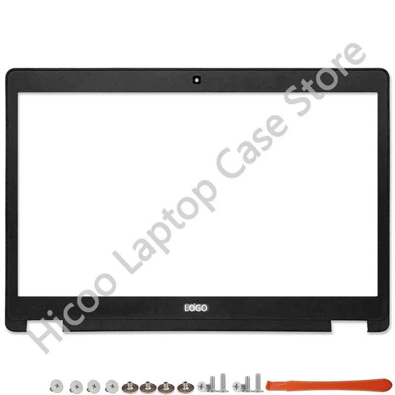 NEW For Dell Latitude 5480 E5480 Front Frame LCD Back Cover Hinges Palmrest Bottom Case Black Housing Laptop Body Top Case