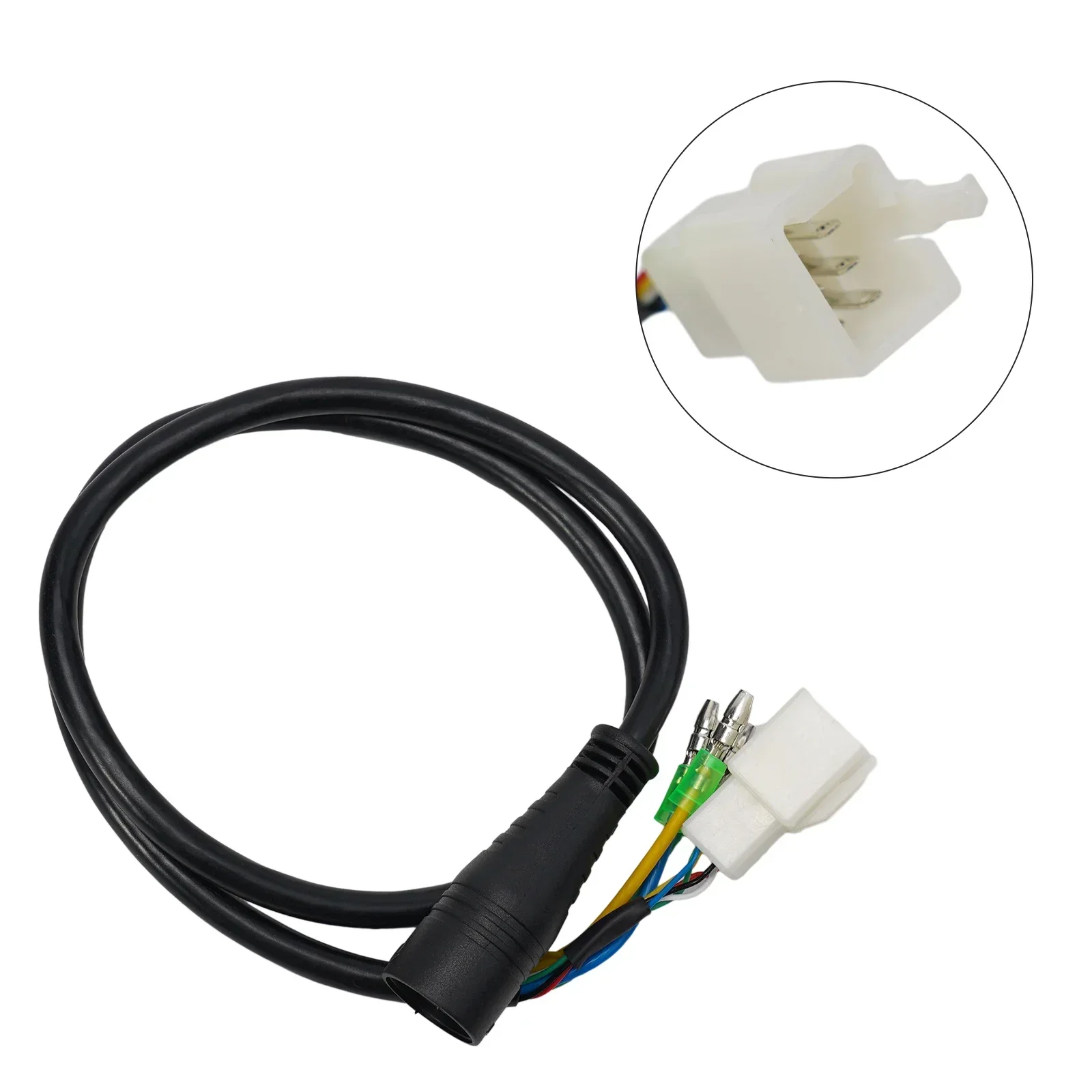 60cm Electric Bicycle Motor Cable Julet 9 Pin Female Extension Wire Cable Adapter For Front Rear Hub Motors Ebike Accessories