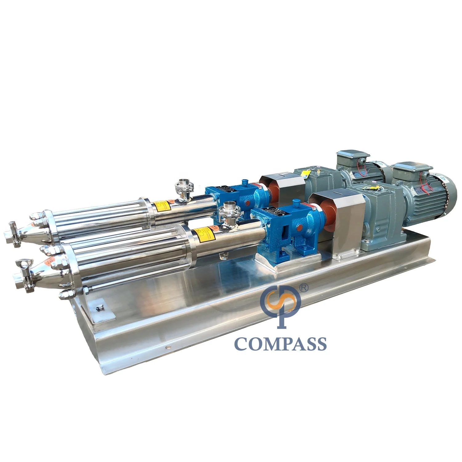 

Compass high quality Sanitary SS304 one stage Single Screw Pump for fruit jam