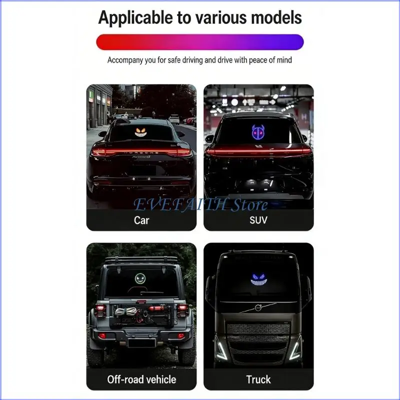 124B Contemporary Vehicle Customization LED Lamp In Eye Catching Horn Design