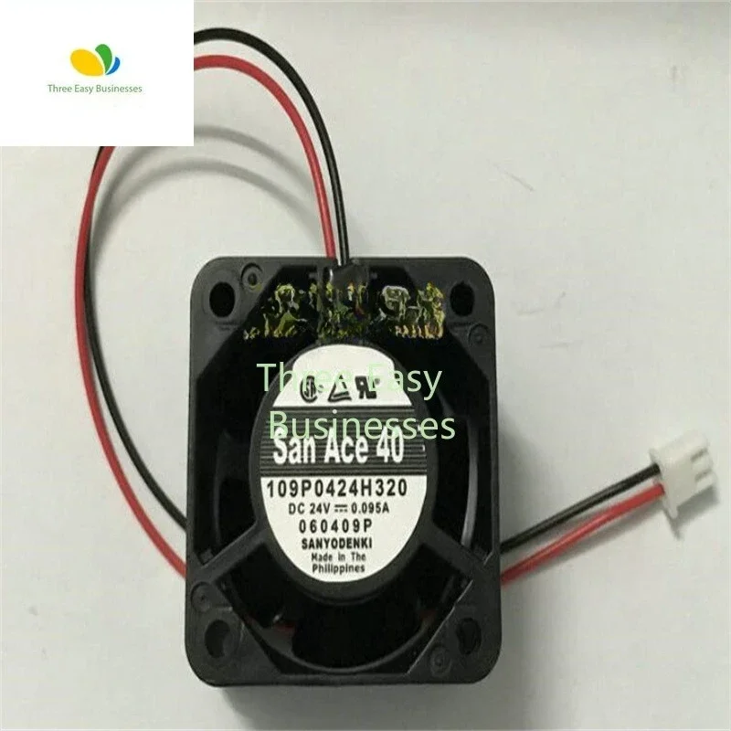 

Original 109P0424H320 4028 24V 0.095A 4CM two-wire double ball inverter fan