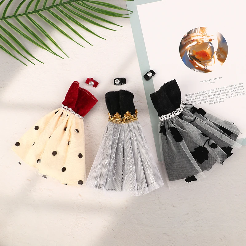 ชุดตุ๊กตาสำหรับงานเลี้ยง ชุดสวยสำหรับตุ๊กตาขนาด 11.5 นิ้ว ชุดตุ๊กตาแฟชั่นเซ็กซี่ อุปกรณ์เสริมสำหรับตุ๊กตา ชุดสำหรับเด็กผู้หญิง