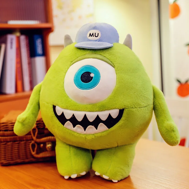 21/35cm Disney Monsters University Mike Pluszowa zabawka Zabawna kreskówka Duże oczy Anime Miękkie pluszaki Prezenty świąteczne dla dzieci Brithday