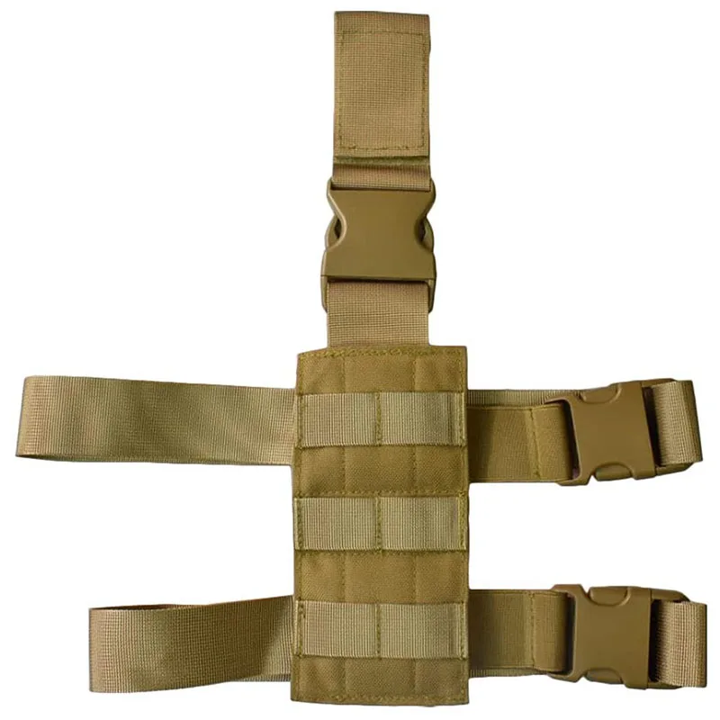Taktische Molle Drop Bein Plattform Panel Pistole Holster Platte Adapter Universal Pistole Holster Jagd Magazin Tasche Oberschenkel Rig Panel – Detail 10