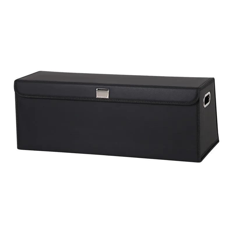 

Большой ящик для хранения в багажнике автомобиля Capaci, органайзер для внедорожника, кожаный материал, термоизоляция Busin Sle, Daboard Acco...