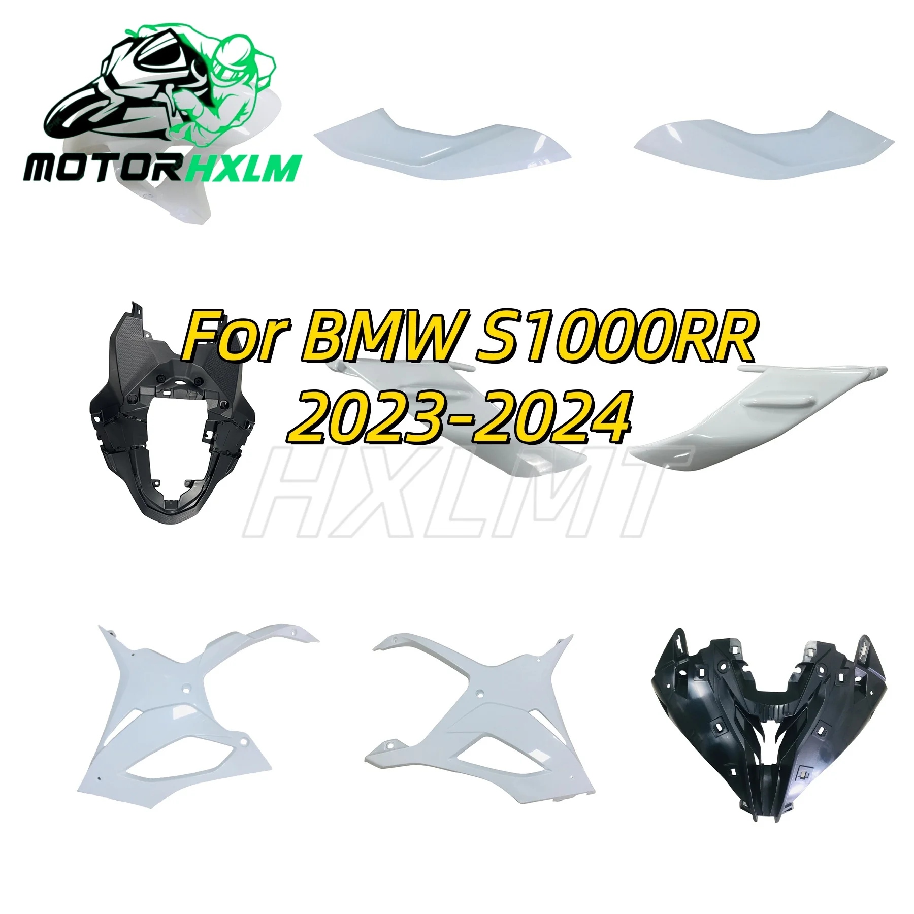 Fender Frame Cover Fixed Wing Fuel Tank Side Panel Fairing Kit Dry Carbon Fiber Motorcycle Accessories For BMW S1000RR 2023 2024