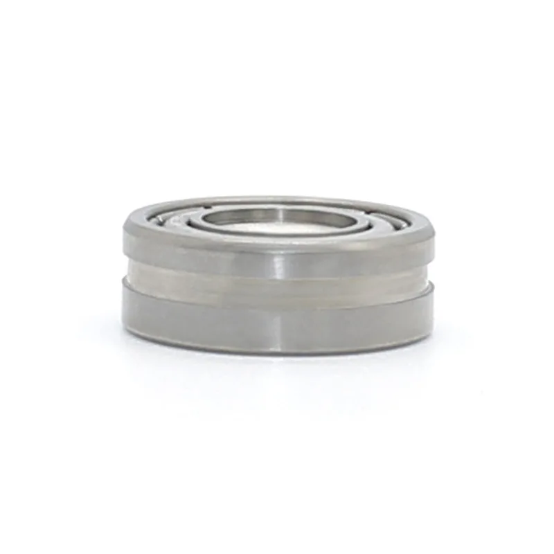 Non-standard bearing 605ZZ-4 outer ring slotted deep groove ball bearing with sink hole 4 * 14 * 5mm