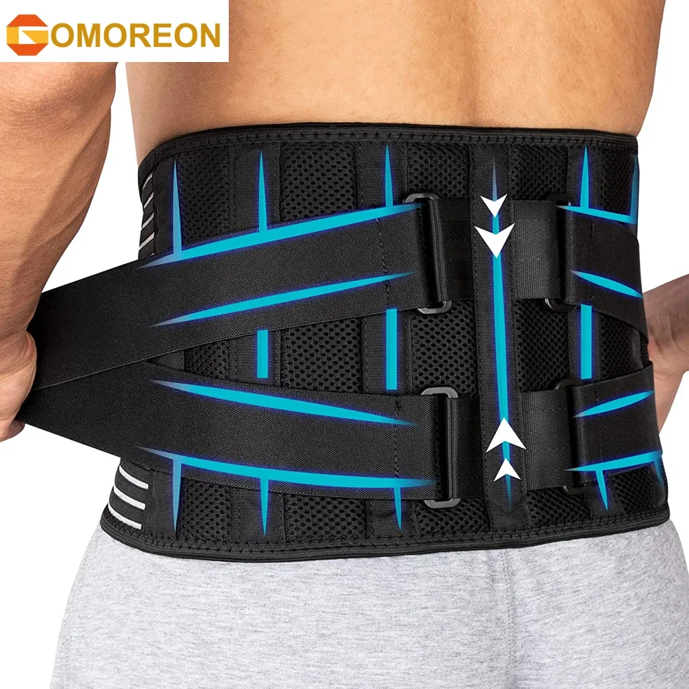 

Back Brace - Immediate Relief from Back Pain, Herniated Disc,Sciatica,Scoliosis Breathable Waist Lumbar Lower Back Support Belt