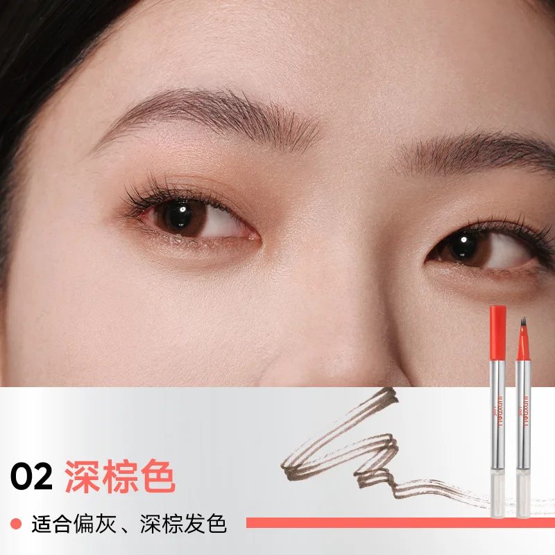 Judydoll Live Dual End Liquid Brow Pen Unterer Wimpern Eyeline Aegyo-sal Multifunktionsstift Wasserdicht Natürliches Augen-Schönheitswerkzeug