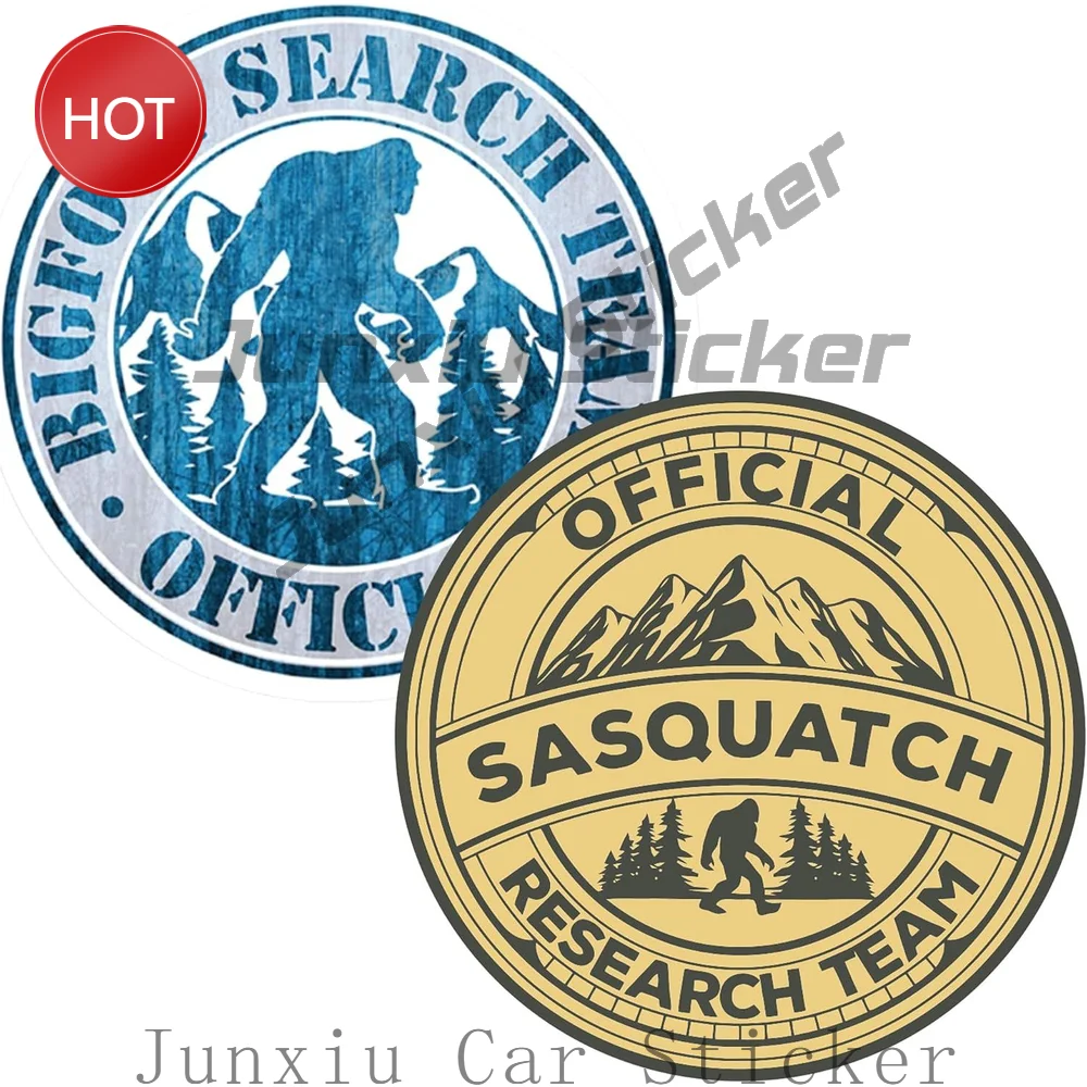 2 Pack Bigfoot Search Team Official PVC Vinyl Sticker For Bumper And Travel Case Personal Accessories Decoration Decal
