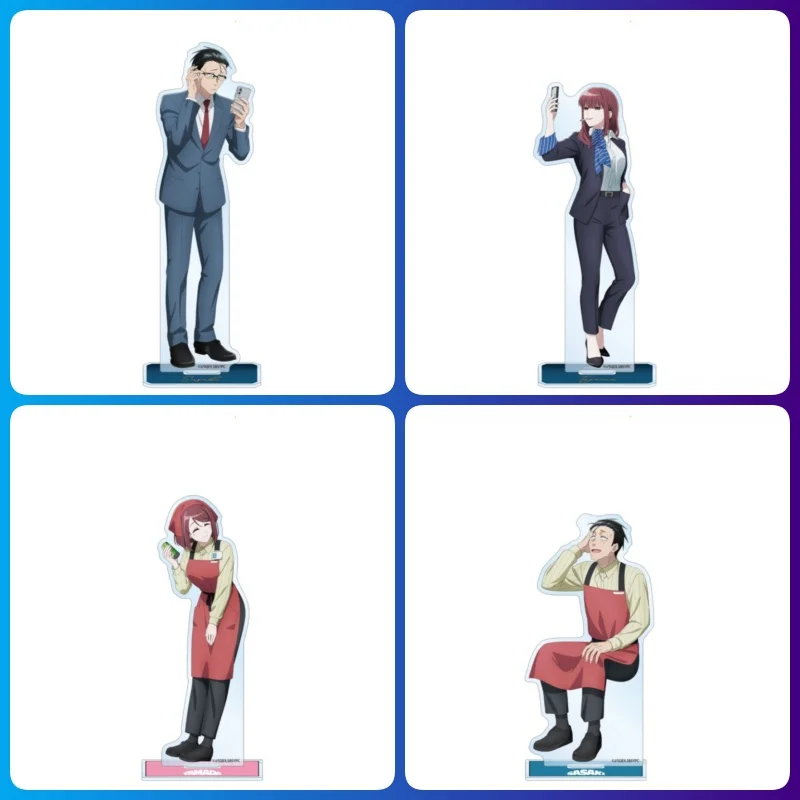 Smoking Behind the Supermarket with You Anime Peripheral Acrylic Standee Model Plate Transparent Desk Decoration Keychain
