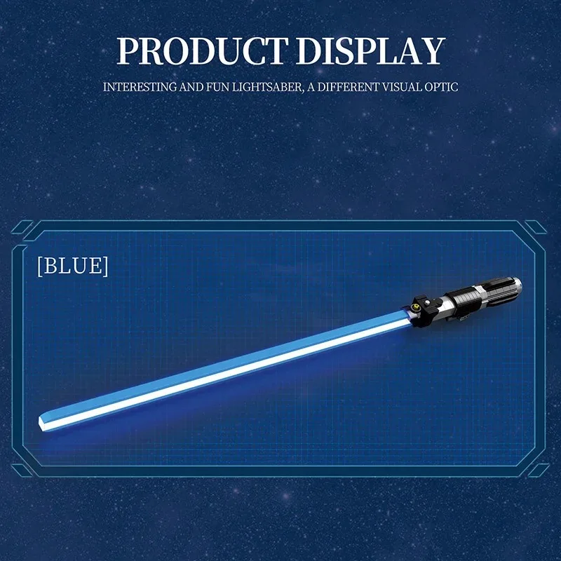 629PCS Movie MOC Lightsaber Building Blocks LED Sword Weapon Cosplay Decoration Model Bricks Assembly Toys For Children Boy Gift
