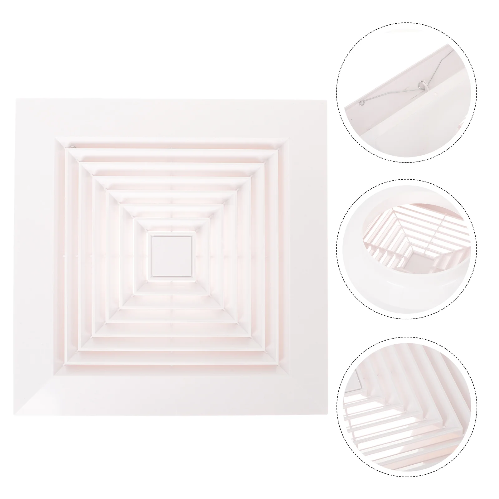 

Крышка вытяжного вентилятора для ванной комнаты, потолочные вентиляционные отверстия для дома, квадратный диффузор