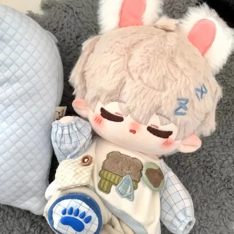 Muñeco  peluche  20cm Love and Deepspace Xavier, cuerpo relleno, ropa  repuesto para Cosplay, adorno  mascota  algodón