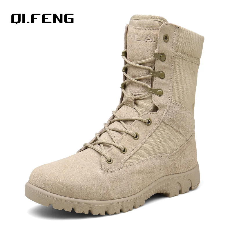 men's-high-top-training-boots-genuine-leather-boots-outdoor-anti-slip-wear-resistant-hiking-work-shoes-fashionable-sneaker