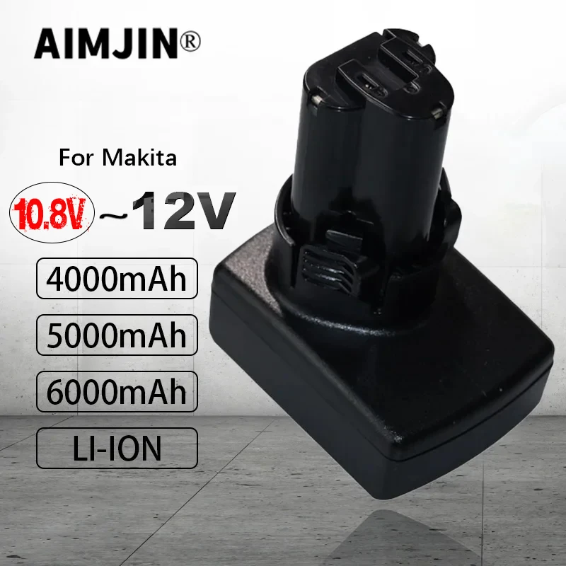 

12V 4000/5000/6000mAh 6J Lithium-ion Replacement Battery Made available for Makita Cordless Power Tools Rechargeable Battery