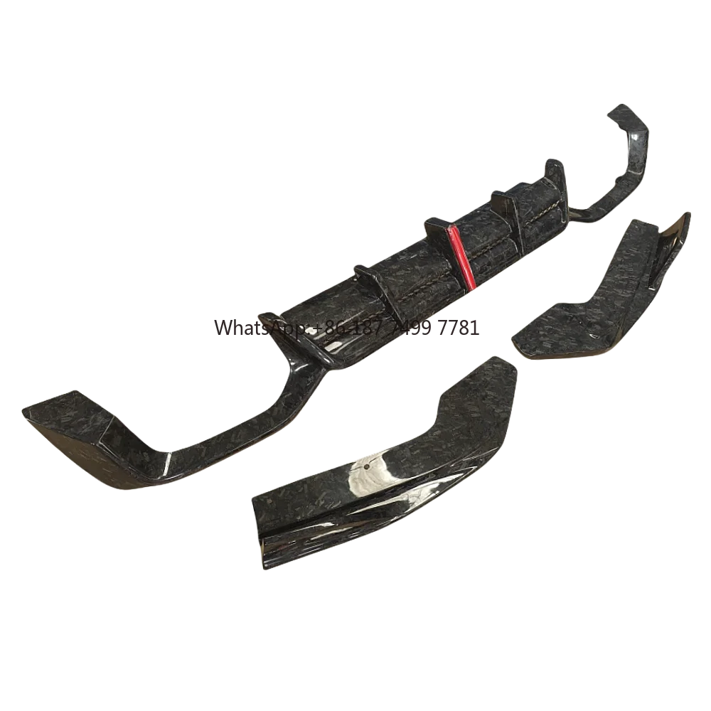 

Suitable for . X3M F97 Modification Upgrade, Forged Carbon Rear Diffuser Bumper Lower Lip Replacement Body Kit