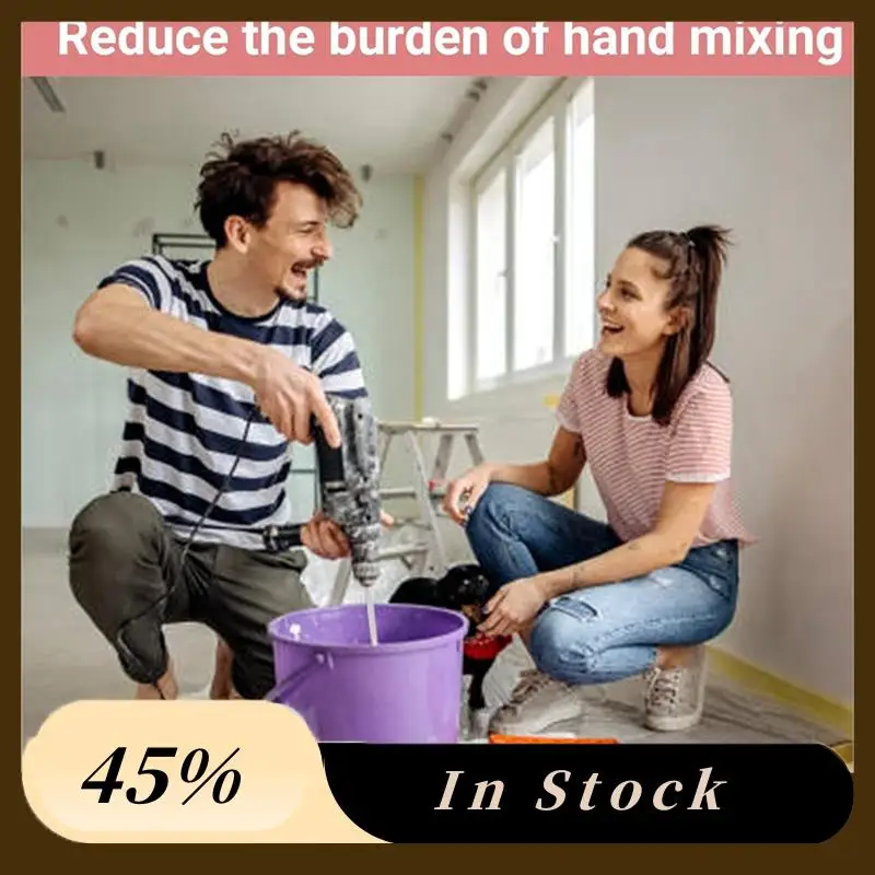 

A78K New 14 Pcs 12 Inch Paint Stirrer For Drill Reusable Drill Mixer Attachment Resin Mixer Helix Drill Paint Mixer Easy Install