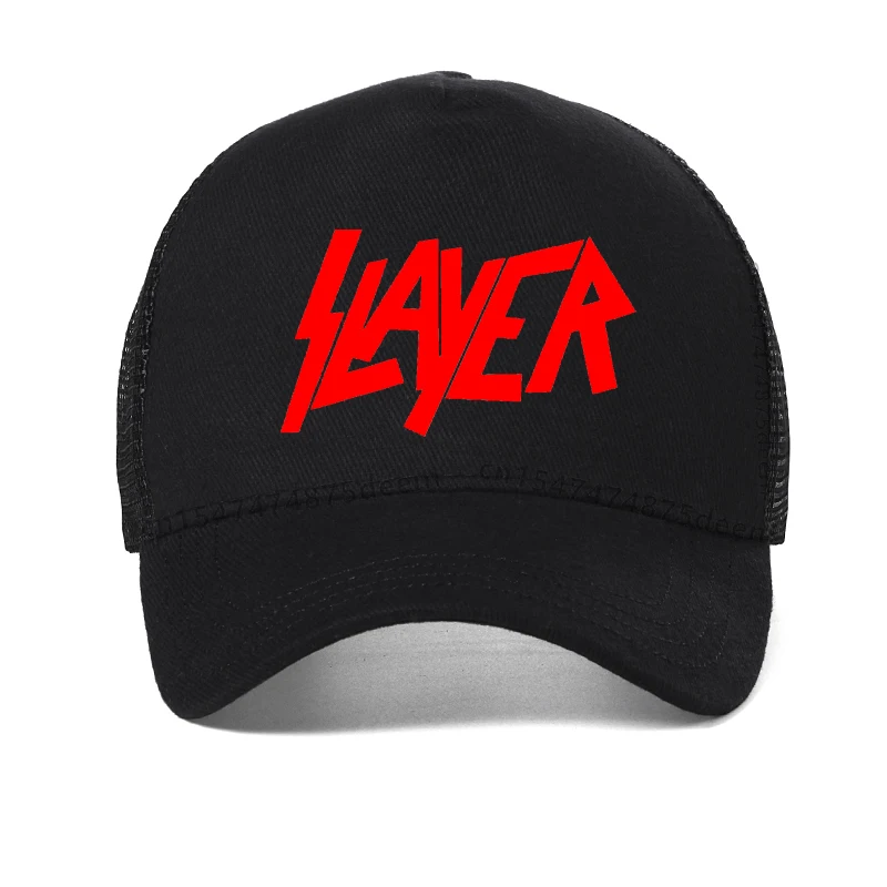 

SLAYER rock Baseball cap Summer Men Women Mesh trucker hat Cotton casquette Snapback hats