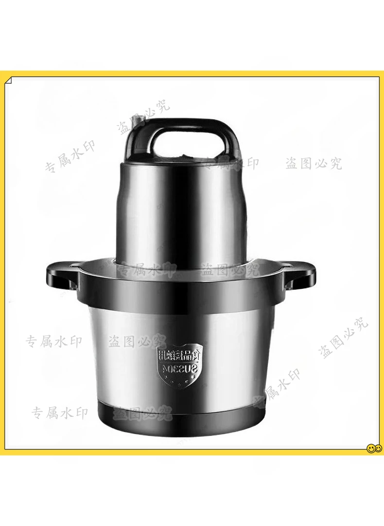 

Metal Machine Household Kitchen Food Mixer Vegetable Foufou Fruit Blender Mixing Tool EU US Plug Large Capacity