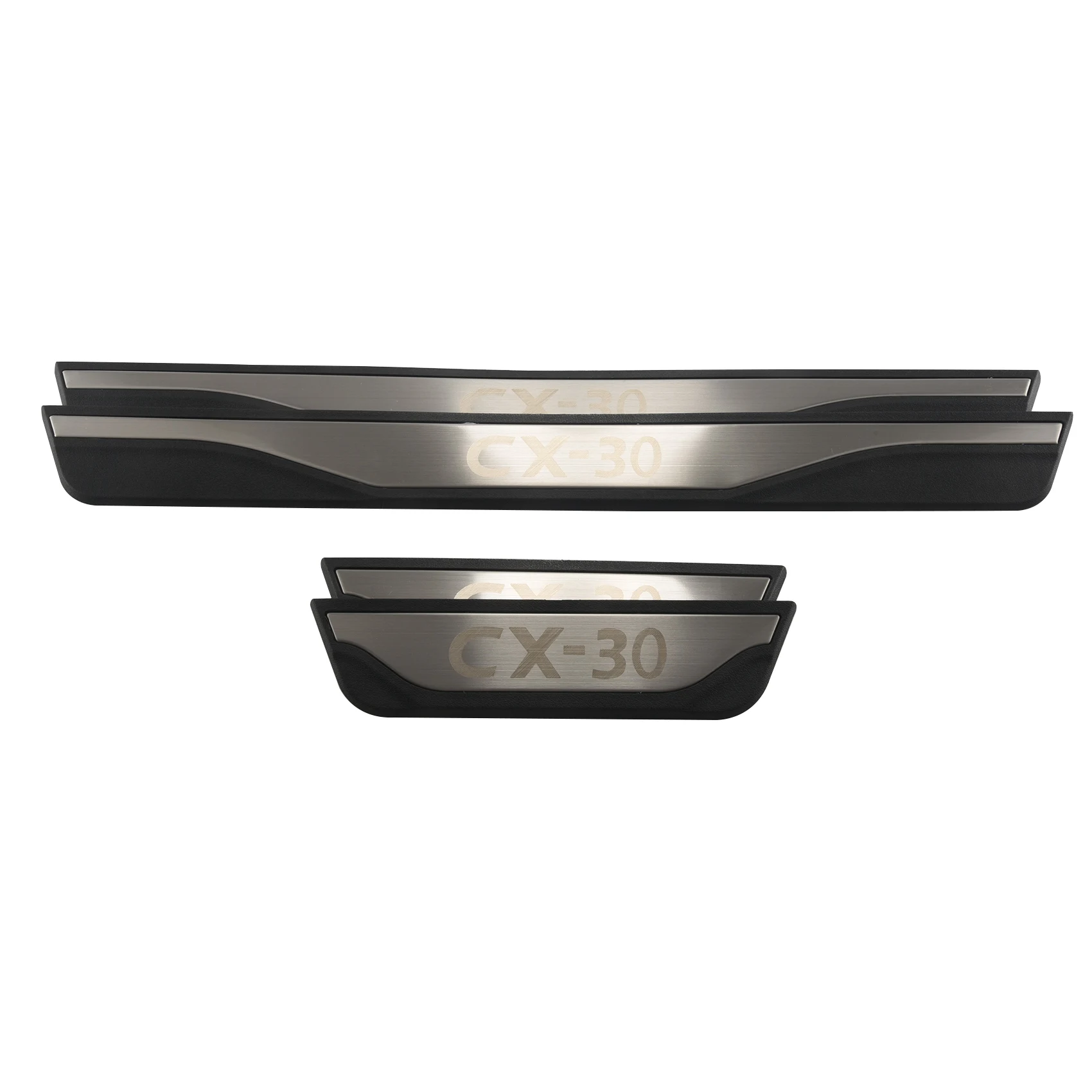 

Накладки на пороги автомобиля Аксессуары для Mazda Cx-30 Cx30 Автомобильная накладка из нержавеющей стали протектор педали стикер 2019