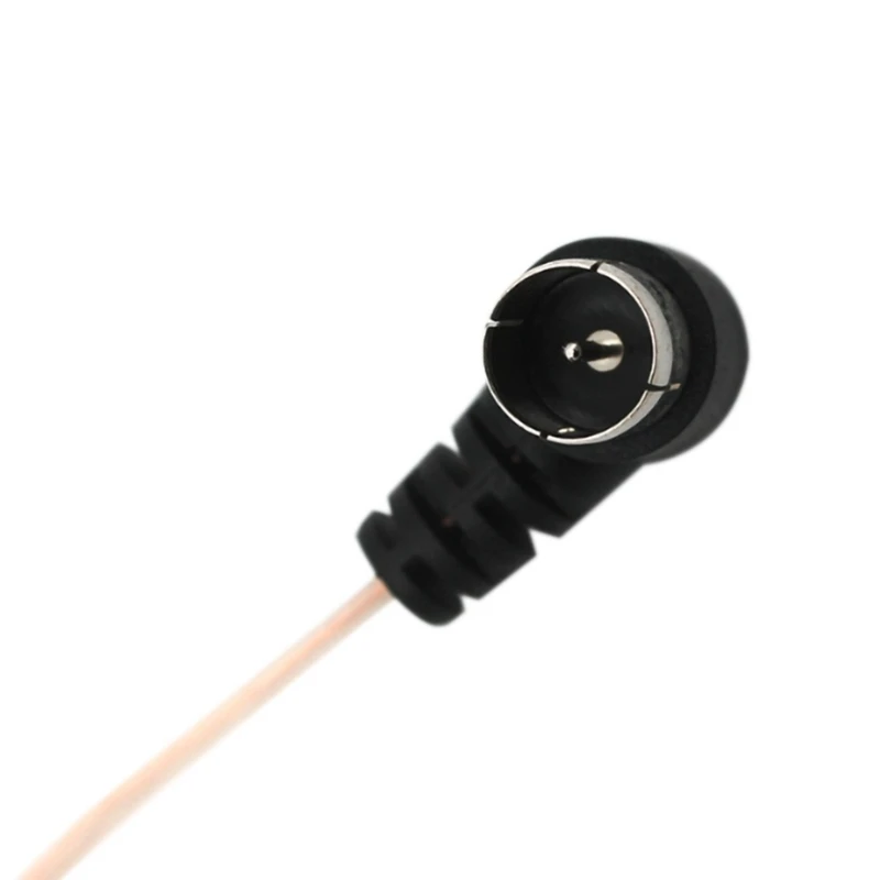 FM Broadcast Antenna 75 Ohm Dipole Indoor T Antenna Aerial Male F-Type Connector Transmitting FM Antenna High Quality Transparen